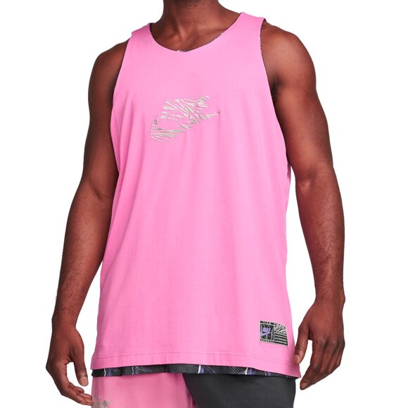 $80 NIKE PREMIUM REVERSIBLE BASKETBALL JERSEY DQ5830-542 GRAPE/PINKSICLE XL - Picture 3 of 9